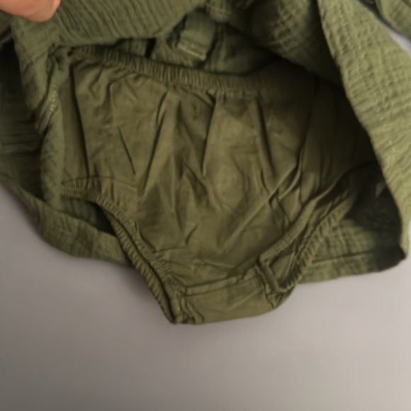 GAUZE RUFFLE SHOULDER DRESS - Picture 3 of 6